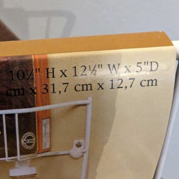 ClosetMaid 2-Tier Storage Rack-White Coated Wire, Wall Or Door Mount Organizing - Picture 6 of 9